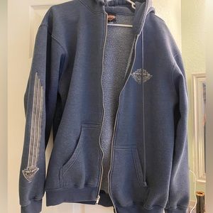 Harley-Davidson zip up hoodie, men’s size L.